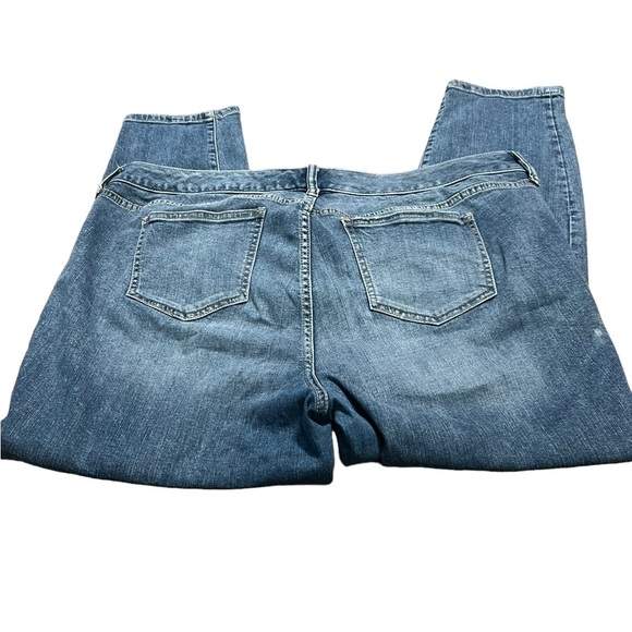 Torrid Skinny Blue Distressed Blue Jeans Size 16 - Picture 3 of 9